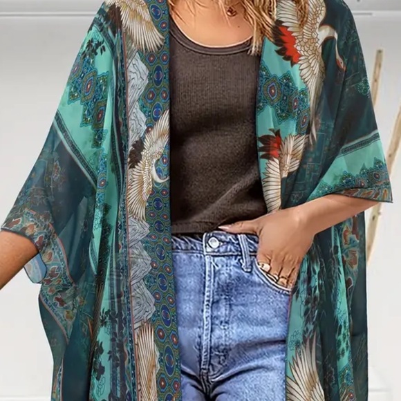 Boho crane top - Picture 5 of 5